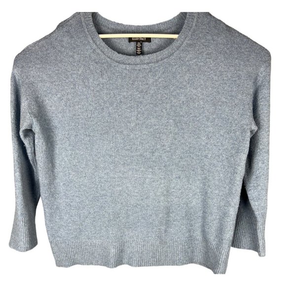 Ellen Tracy Crew Neck Blue Sweater Size XL - Picture 2 of 5